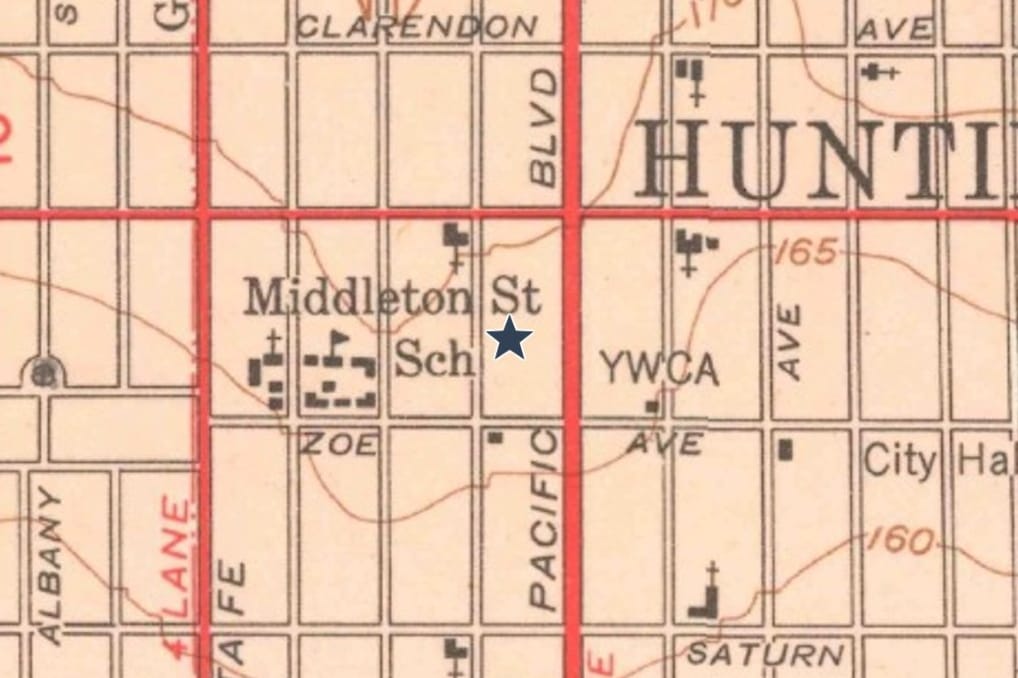 USGS topographic map, 1952