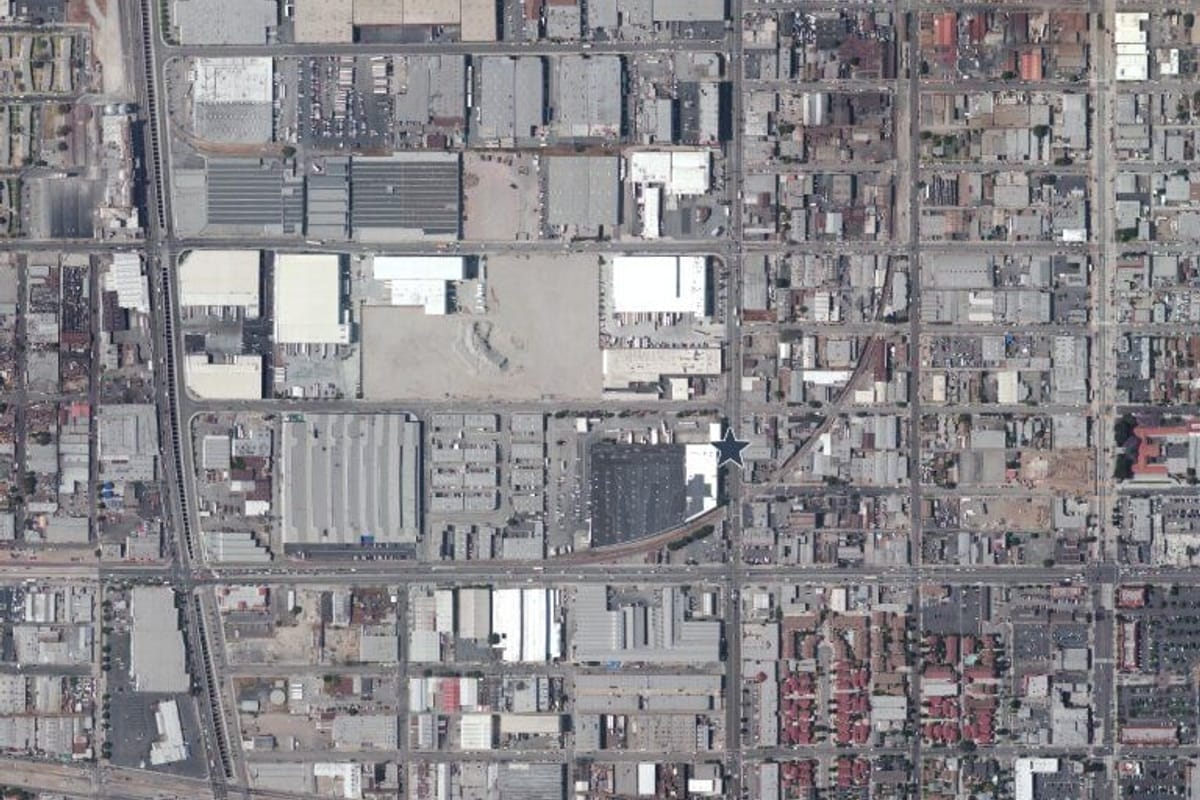 Aerial photograph of the sample property, 2014