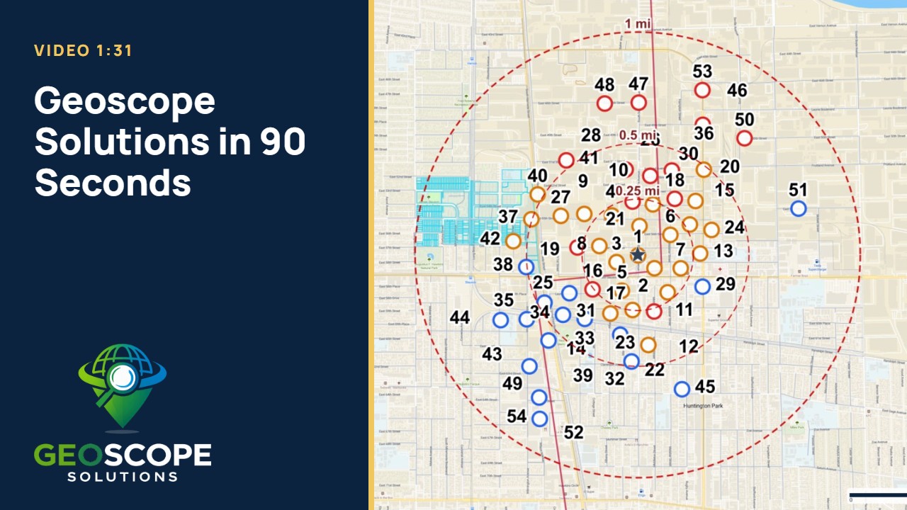 Video thumbnail: Geoscope Solutions in 90 Seconds