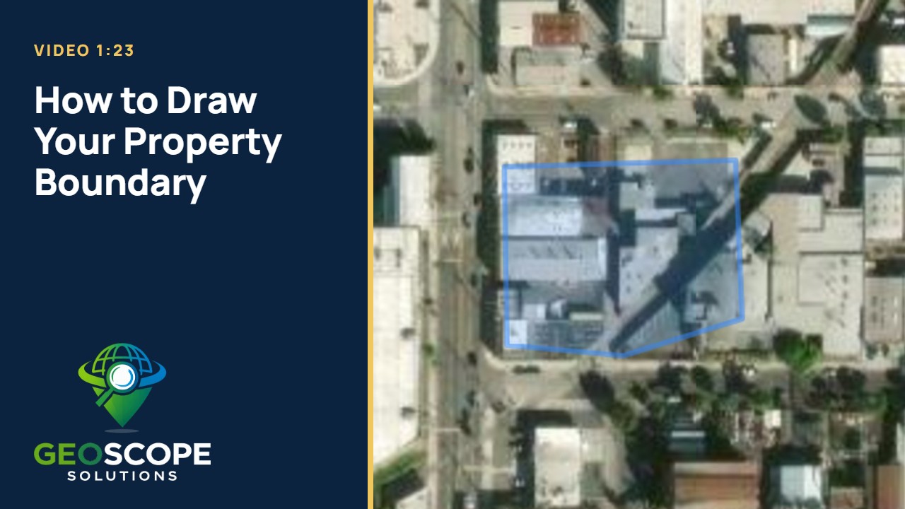 Video thumbnail: Watch how to draw your property boundary