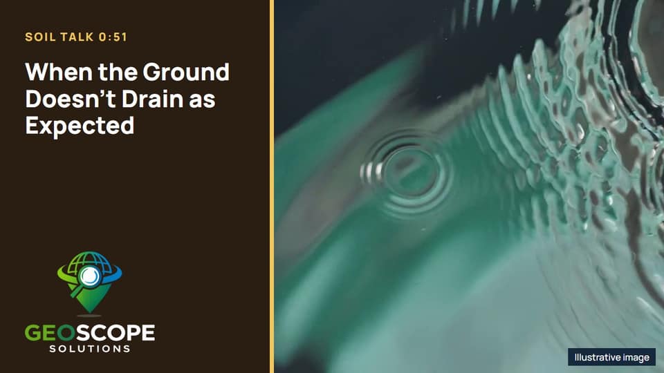 Video thumbnail: Soil Talk 8: When the Ground Does Not Drain as Expected